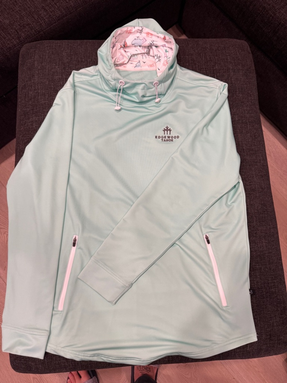 Edgewood Tahoe Men’s Lightweight Mint Hoodie